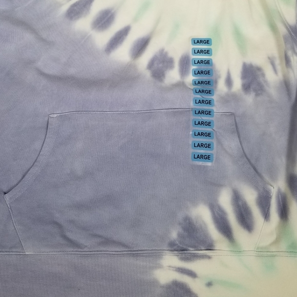 NWT - Wild Fox Tie Dye Hoodie and Jogger Set Purple Women's Size Large - Picture 6 of 16